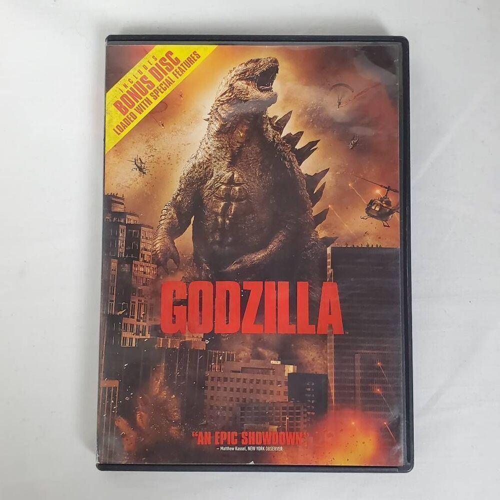 Godzilla (DVD, 2014) Legendary Pictures – Includes Bonus Disc with Special Featu